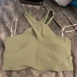 lululemon nulu long line wrap sports bra